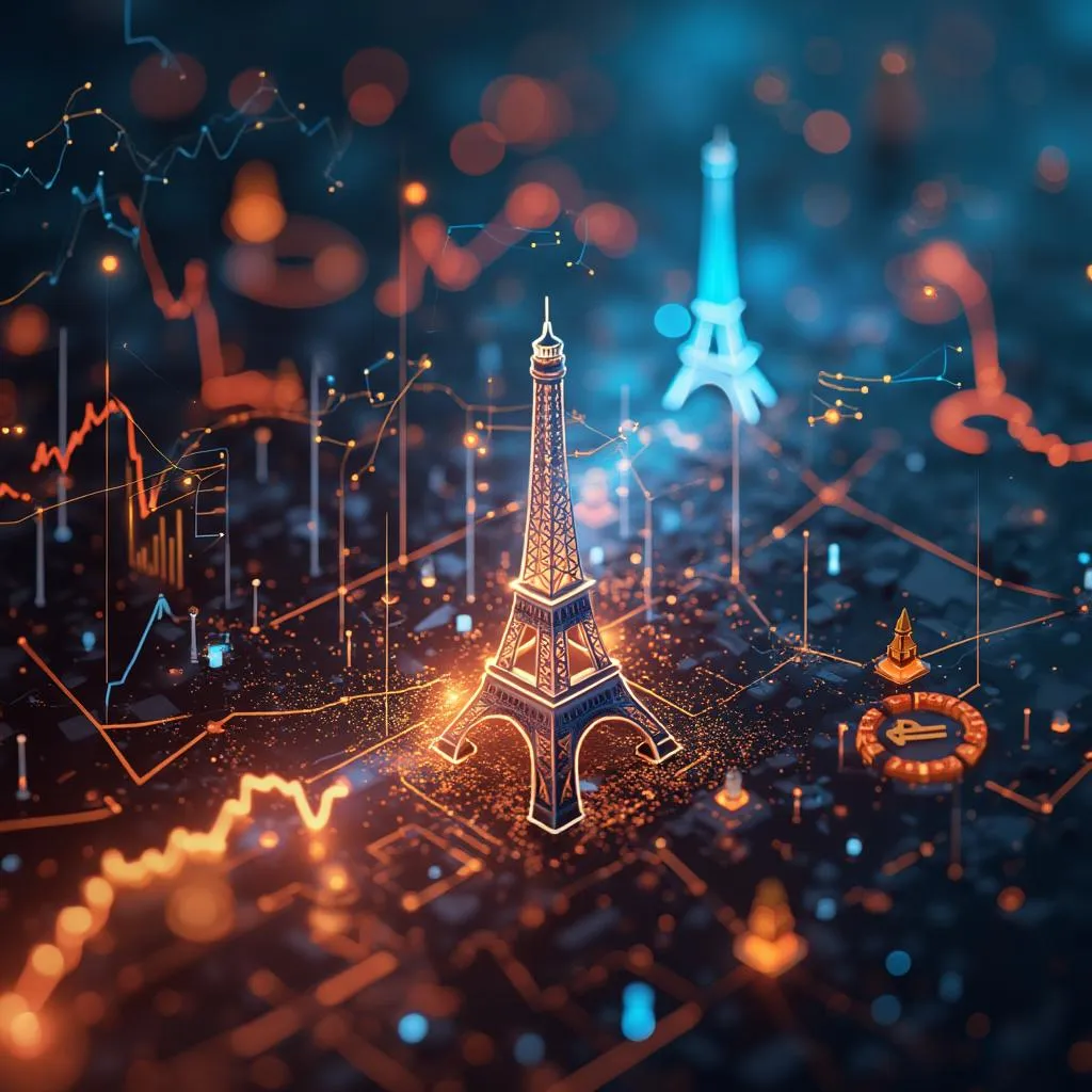 Représentation artistique de l'IA améliorant la finance personnelle